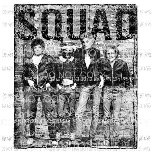 golden girls squad Sublimation transfers Heat Transfer
