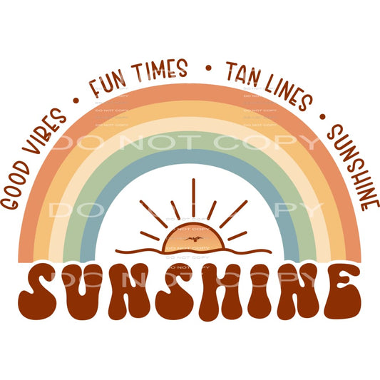 Good vibes fun times # 218 Sublimation transfers - Heat