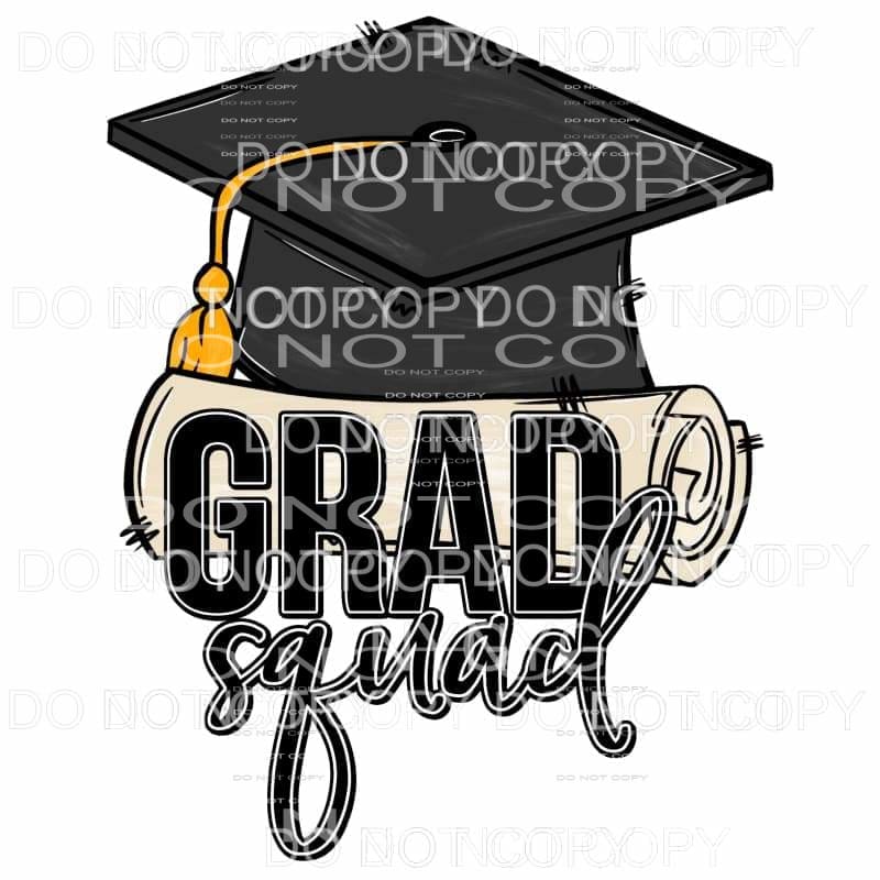 GRAD SQUAD ALL Colors with all colors you choose Sublimation