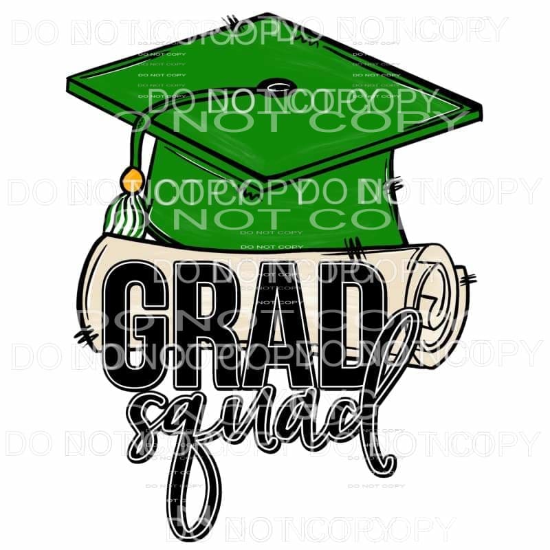 GRAD SQUAD ALL Colors with all colors you choose Sublimation