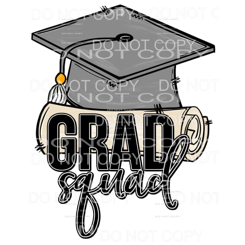 GRAD SQUAD ALL Colors with all colors you choose Sublimation