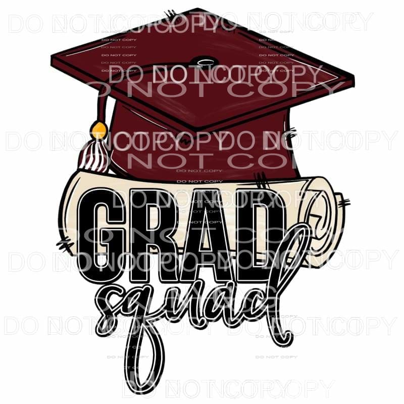 GRAD SQUAD ALL Colors with all colors you choose Sublimation