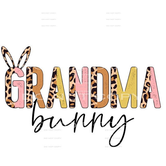 grandma bunny #4503 Sublimation transfers - Heat Transfer