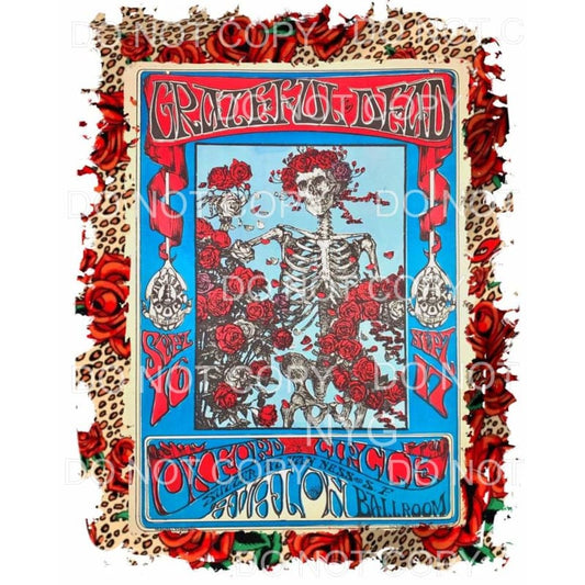 Grateful Dead #2 Sublimation transfers - Heat Transfer
