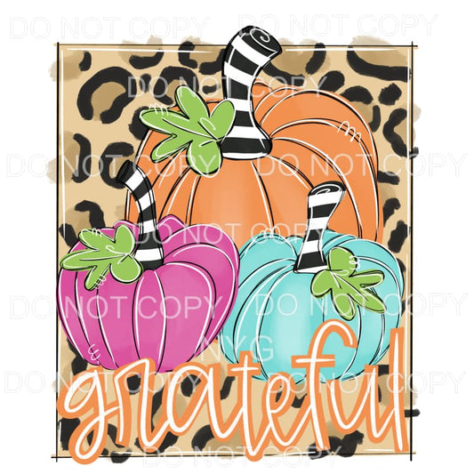 Grateful Pumpkins # 181 Sublimation transfers - Heat 