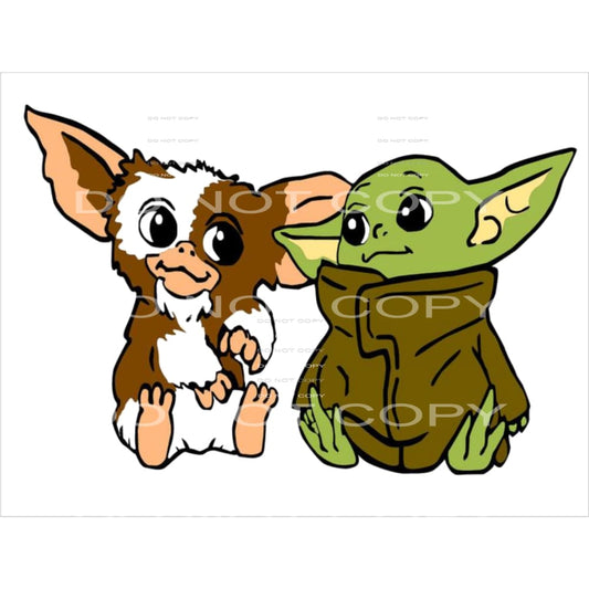 gremlin and yoda #4936 Sublimation transfers - Heat Transfer