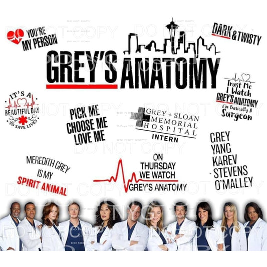 Grey’s Anatomy Cast Members Quotes Sayings #1737 Sublimation