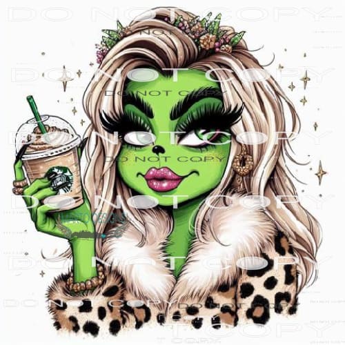 Grinch # 124 Sublimation transfer - Heat Transfer Graphic
