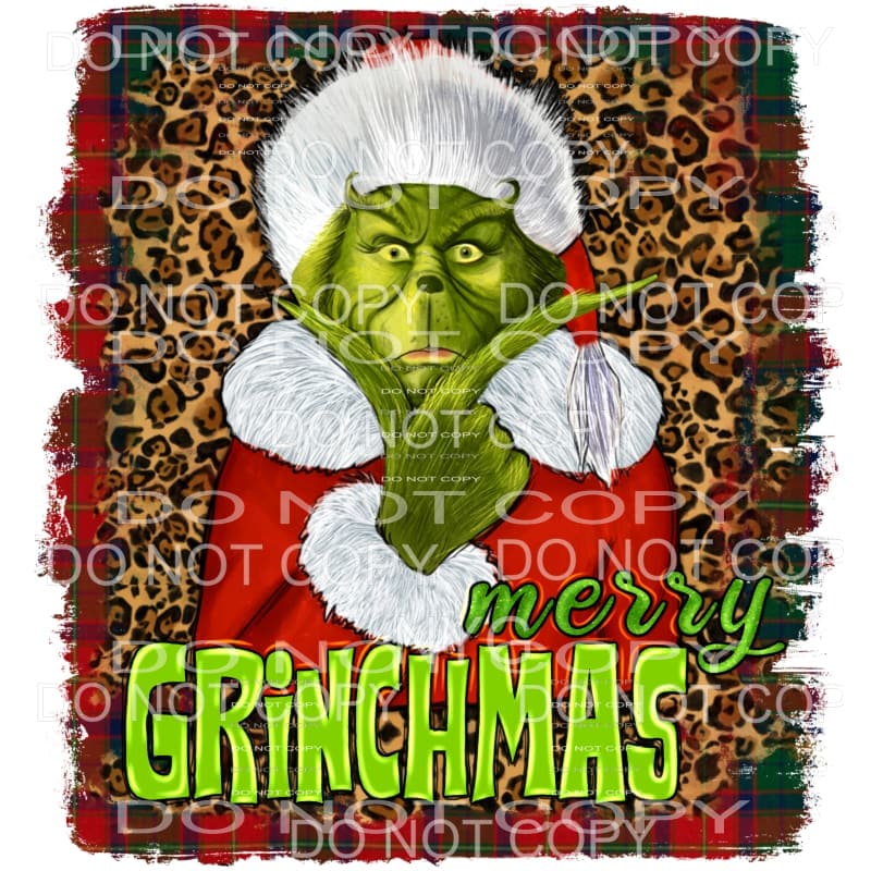 GRINCH # 7225 Sublimation transfers - Heat Transfer