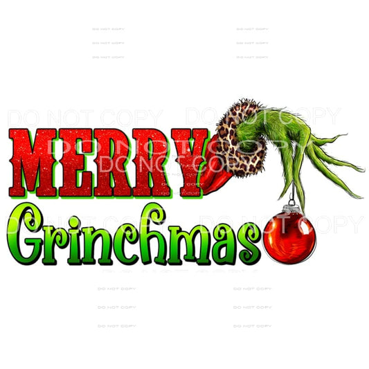 GRINCH # 7227 Sublimation transfers - Heat Transfer