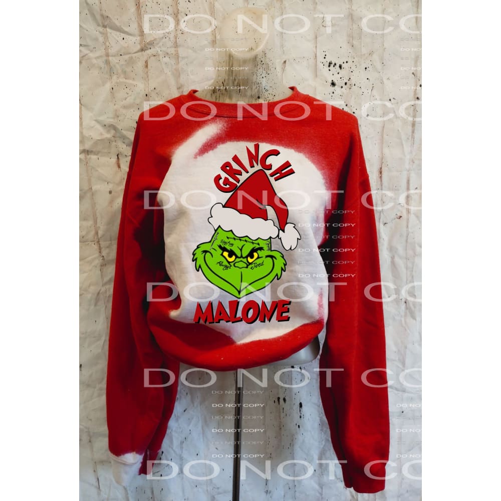Grinch Malone # 2169 Sublimation transfers - Heat Transfer 