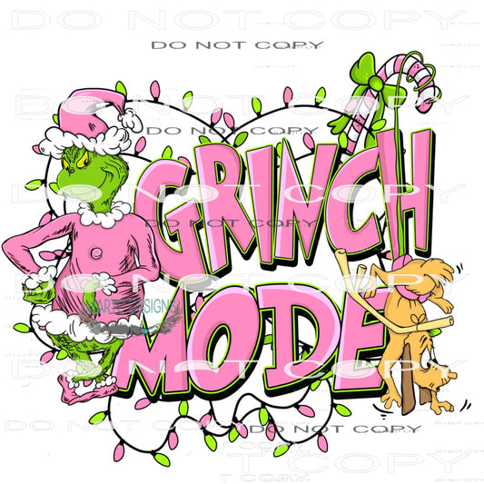 Grinch Mode #8098 Sublimation transfers - Heat Transfer