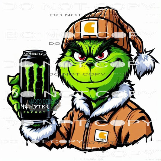 Grinch Monster #8508 Sublimation transfers - Heat Transfer
