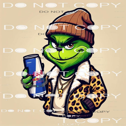 Grinch Redbull #8505 Sublimation transfers - Heat Transfer