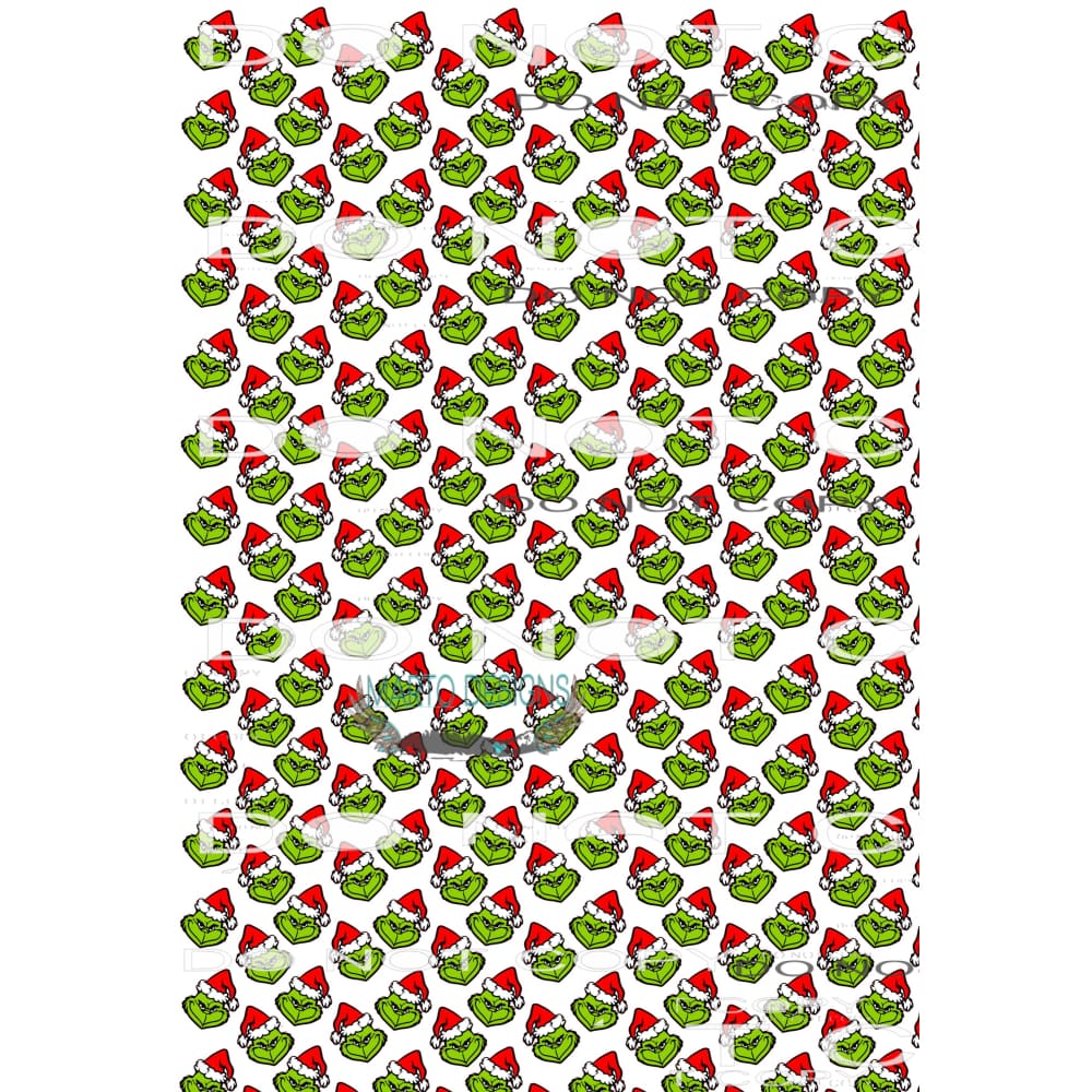 grinch sheet # 1092 Sublimation transfers - Heat Transfer