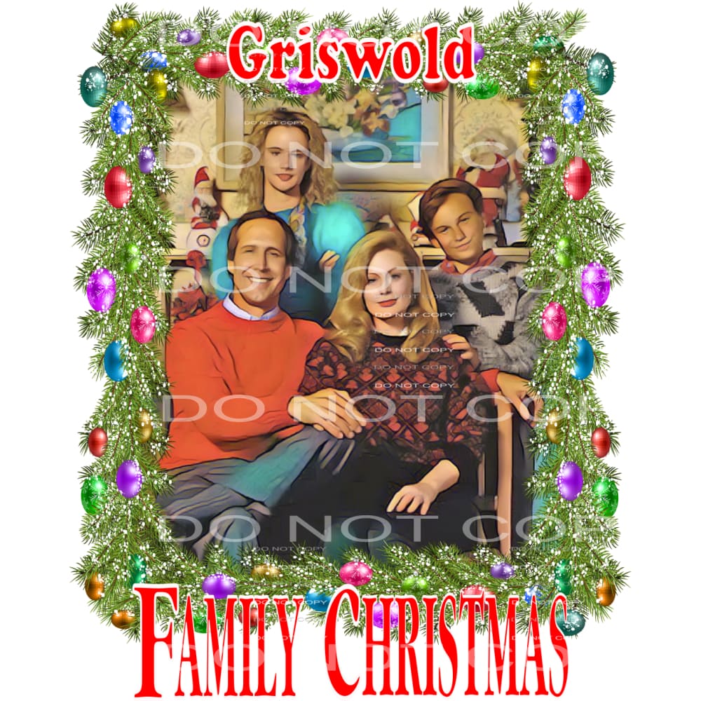 Griswold family Christmas #7420 Sublimation transfers - Heat