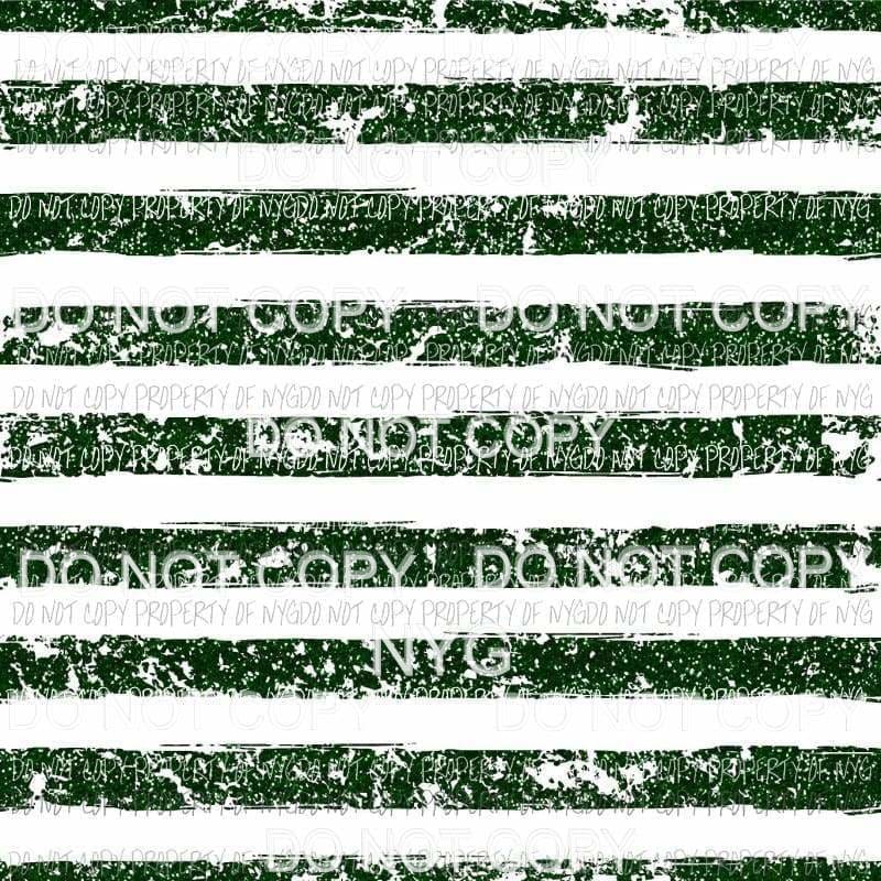 Grunge Green Stripe Sheet #4 Sublimation transfers 13 x 9 inches Heat Transfer