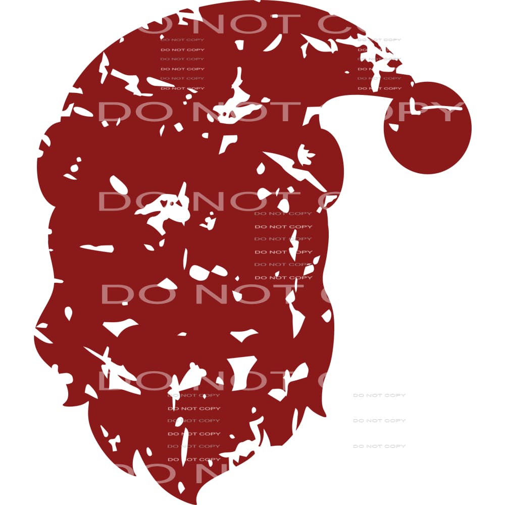 grunge santa #7425 Sublimation transfers - Heat Transfer