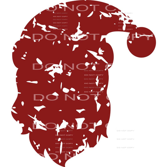 grunge santa #7425 Sublimation transfers - Heat Transfer