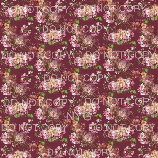 Gucci Floral Sheet Sublimation transfers - 13 x 9 inches - 