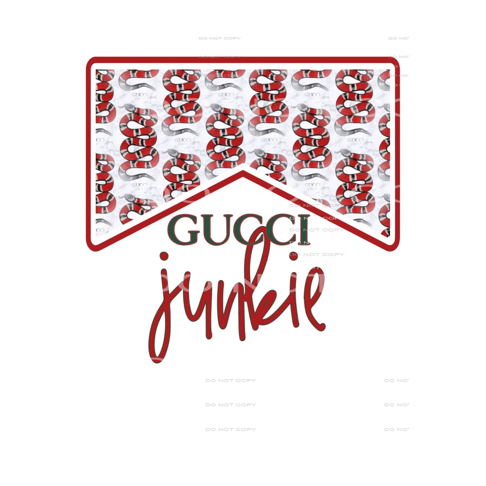 Gucci junkie # 12154 Sublimation transfers - Heat Transfer