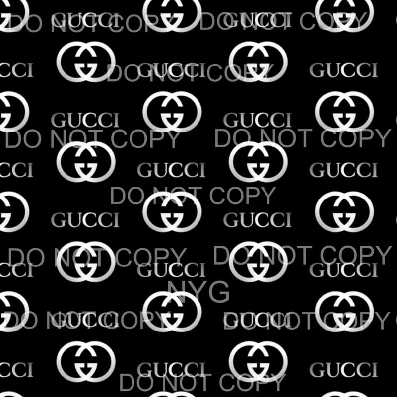 Gucci Logo Sheet Sublimation transfers - 13 x 9 inches - 