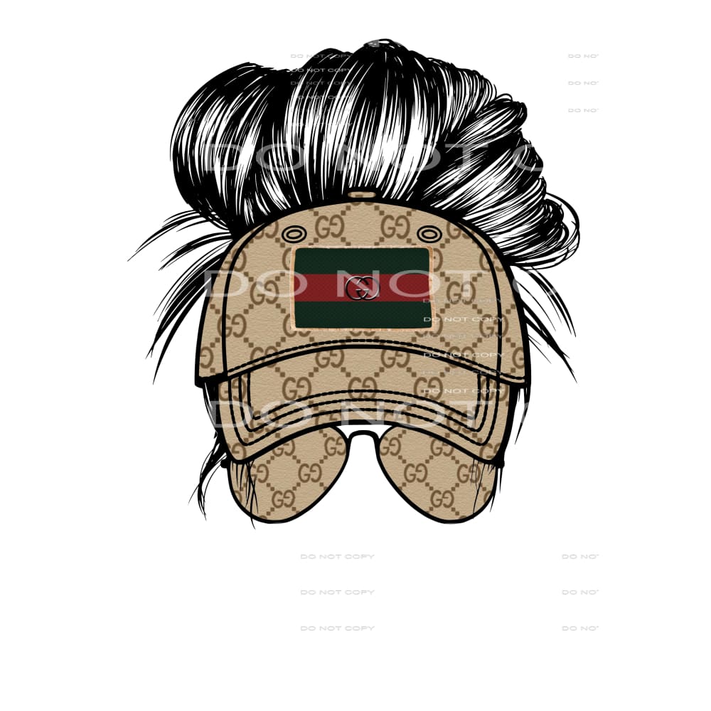 Gucci messy Bun # 9042 Sublimation transfers - Heat Transfer