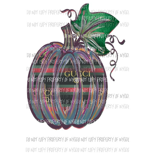 Gucci Pumpkin 2 Sublimation transfers Heat Transfer
