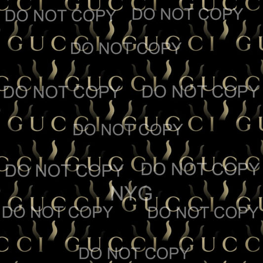 Gucci Sheet #1 Sublimation transfers - 13 x 9 inches - Heat 