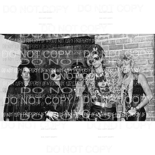 Guns and Roses 2 Sublimation transfers Heat Transfer