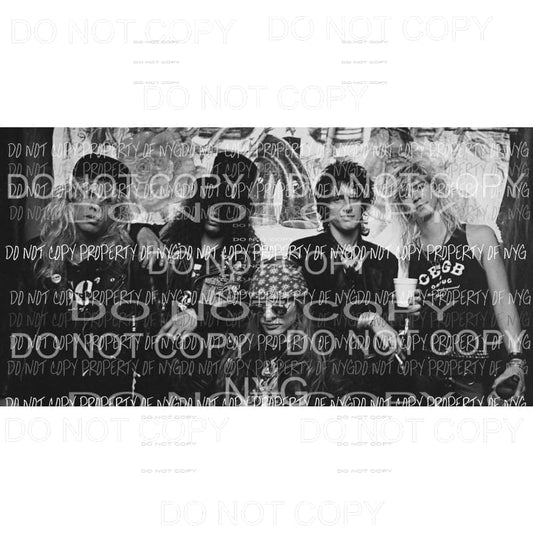 Guns and Roses 3 Sublimation transfers Heat Transfer