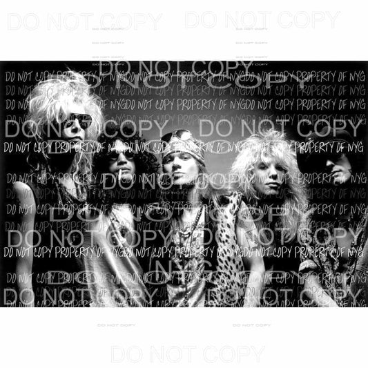 Guns and Roses Sublimation transfers Heat Transfer