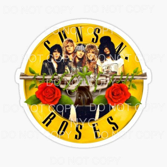 Guns N Roses #3 Sublimation transfers - Heat Transfer