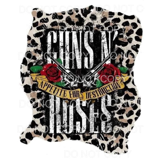 Guns N Roses Appetite For Destruction Leopard Sublimation 