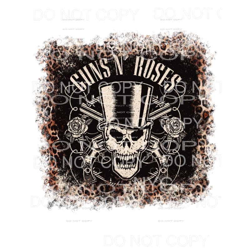 Guns N Roses black #2 Sublimation transfers - Heat Transfer