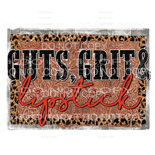 Guts Grit & Lipstick Dolly Parton Sublimation transfers - 