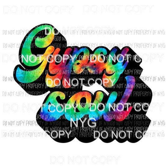 Gypsy Soul tie dye Sublimation transfers Heat Transfer
