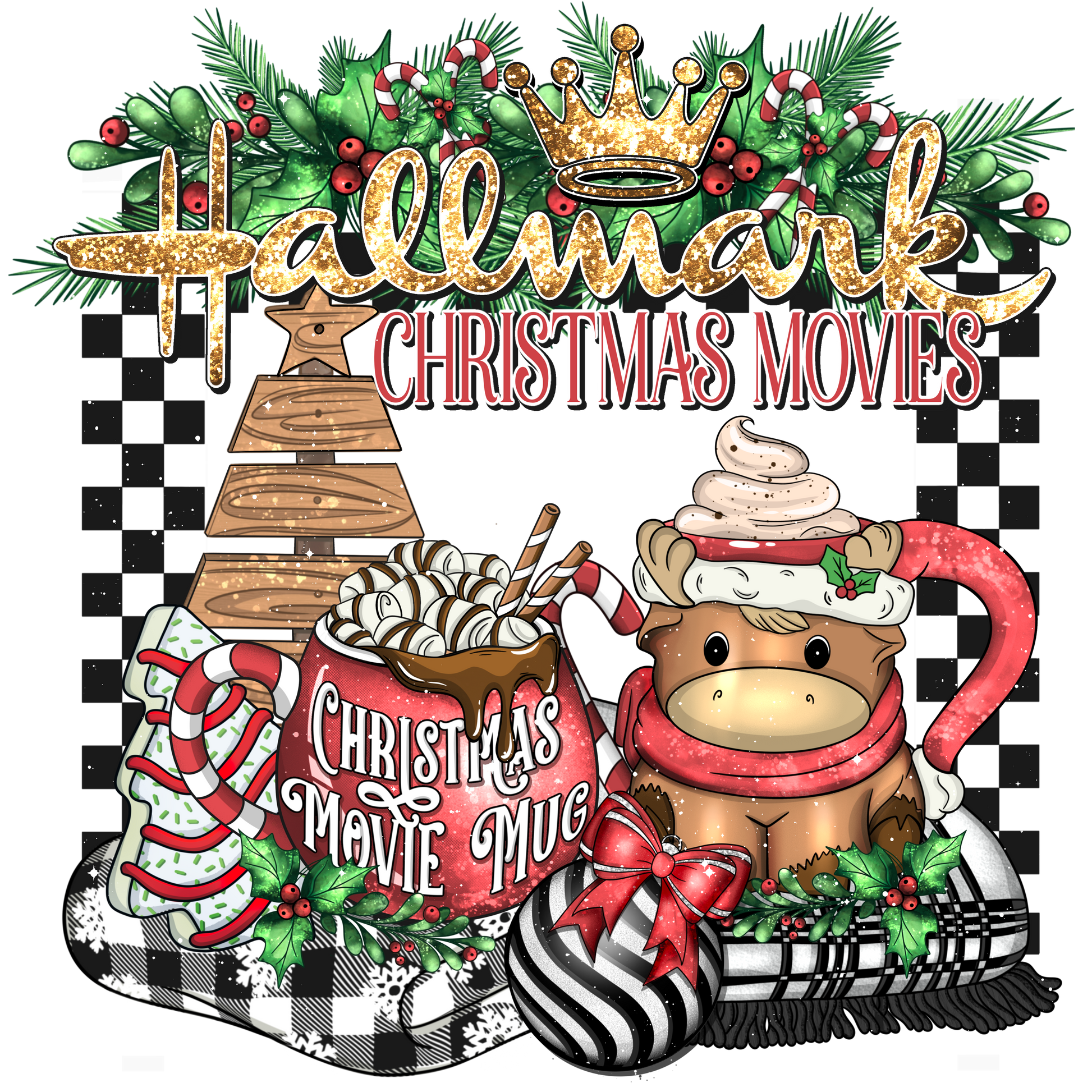 Hallmark Christmas Movies #7681 Sublimation transfer - Heat