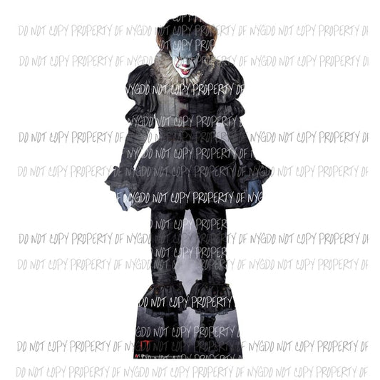 Halloween Horror Movie clown IT # 20 Sublimation transfers Heat Transfer