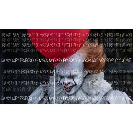 Halloween Horror Movie clown IT # 22 Sublimation transfers Heat Transfer