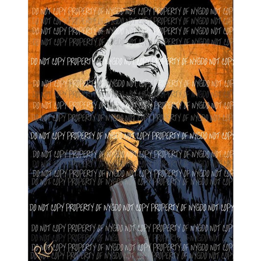 Halloween Horror Movie Mike Myers # 6 Sublimation transfers Heat Transfer
