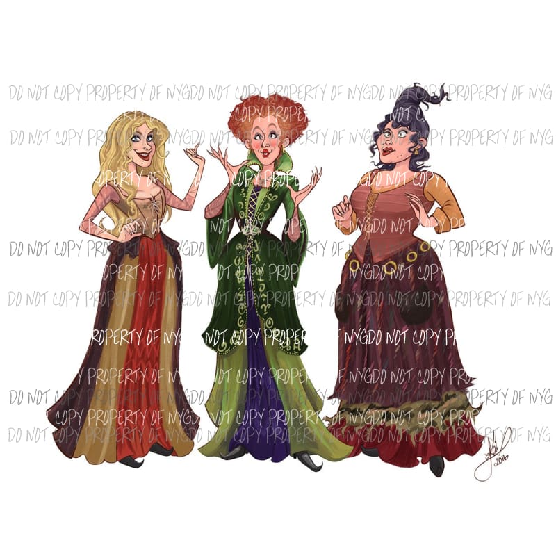 Halloween Movie Hocus Pocus # 23 Sublimation transfers Heat Transfer