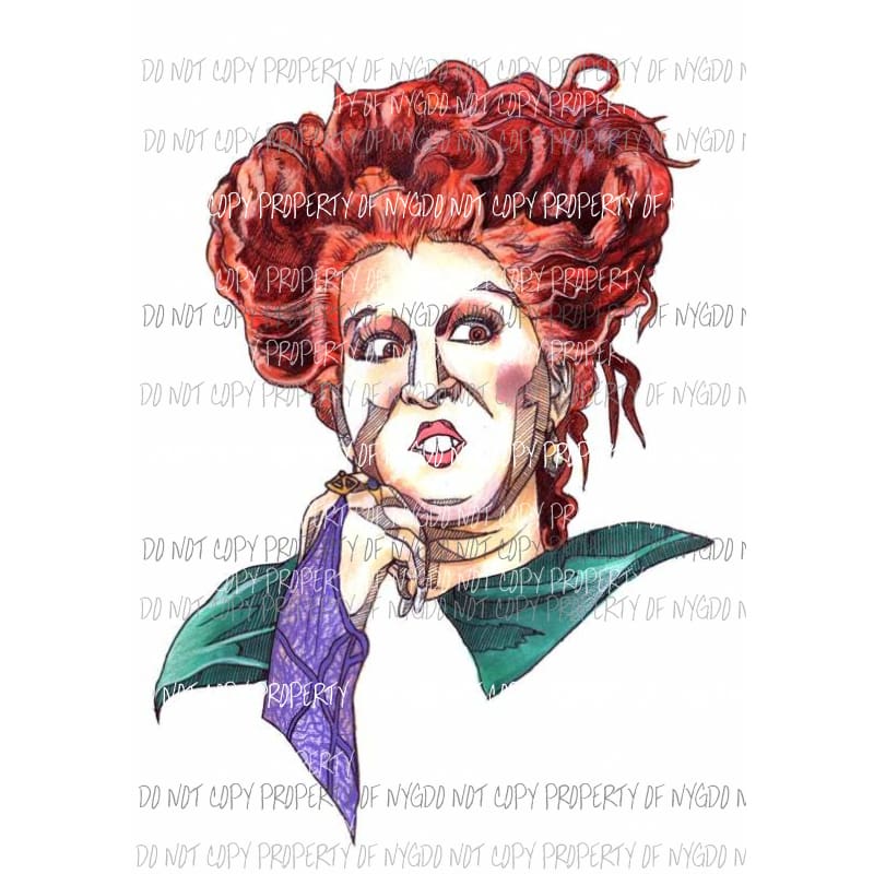 Halloween Movie Hocus Pocus # 25 Sublimation transfers Heat Transfer