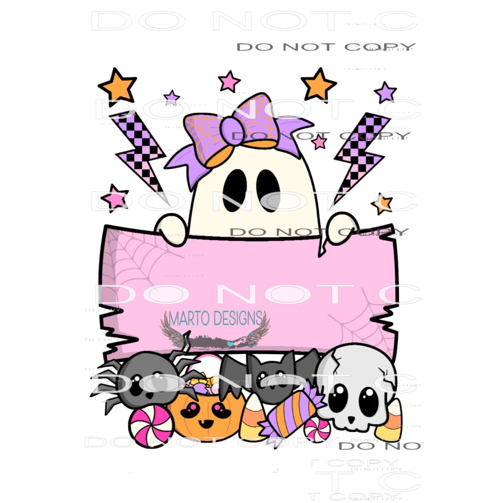 Halloween Name #7259 Sublimation transfers - Heat Transfer