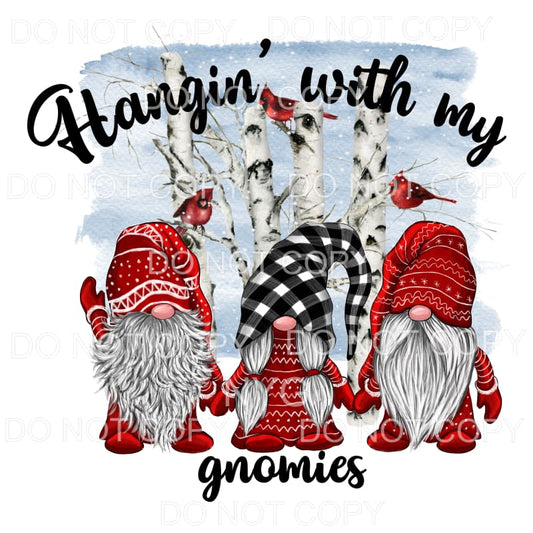 Hangin with my homies Gnomes # 3059 Sublimation transfers - 