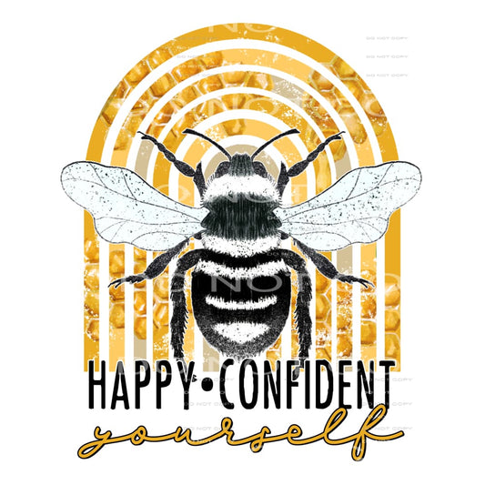 happy and confident #4234 Sublimation transfers - Heat 