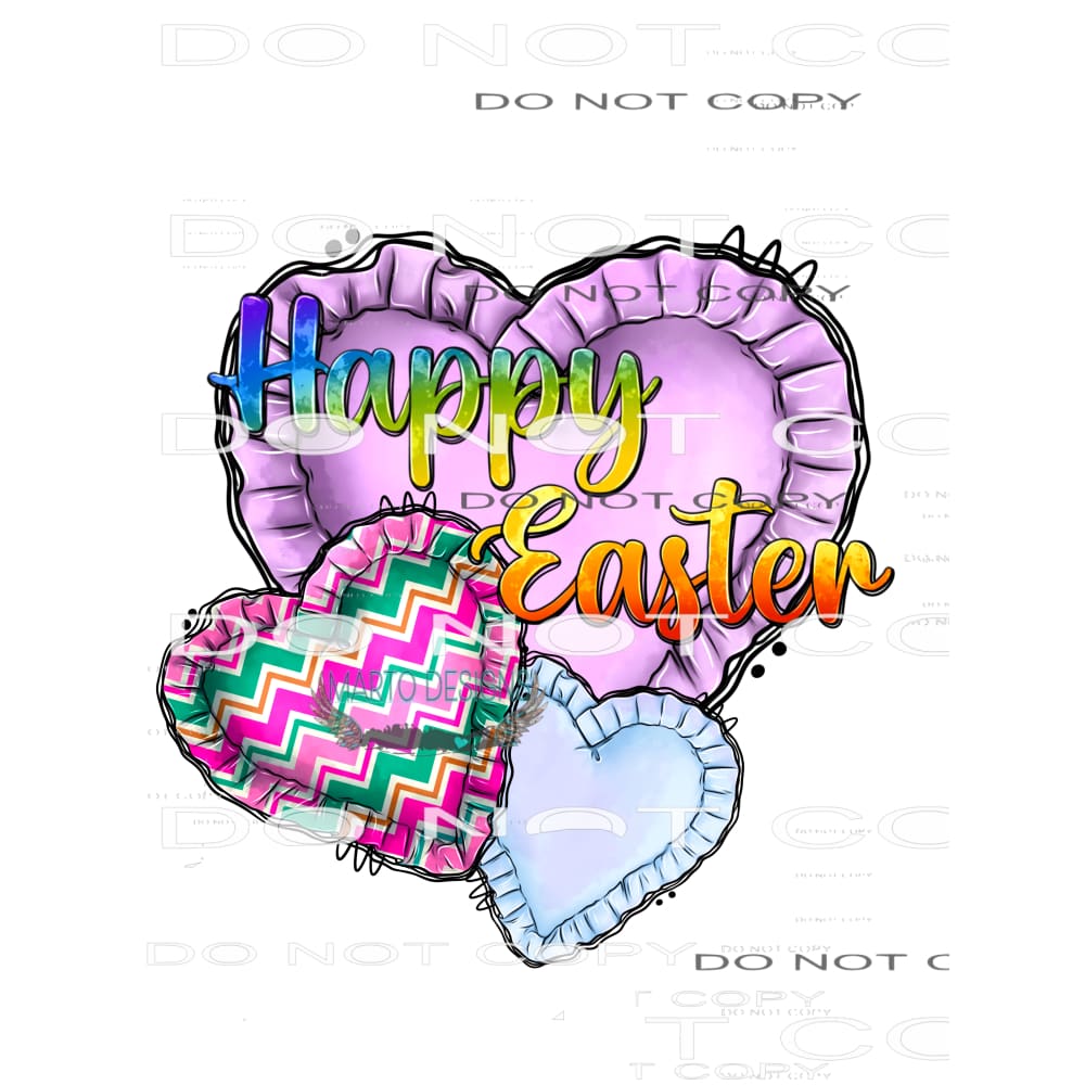 Happy Easter #8905 Sublimation transfers - Heat Transfer