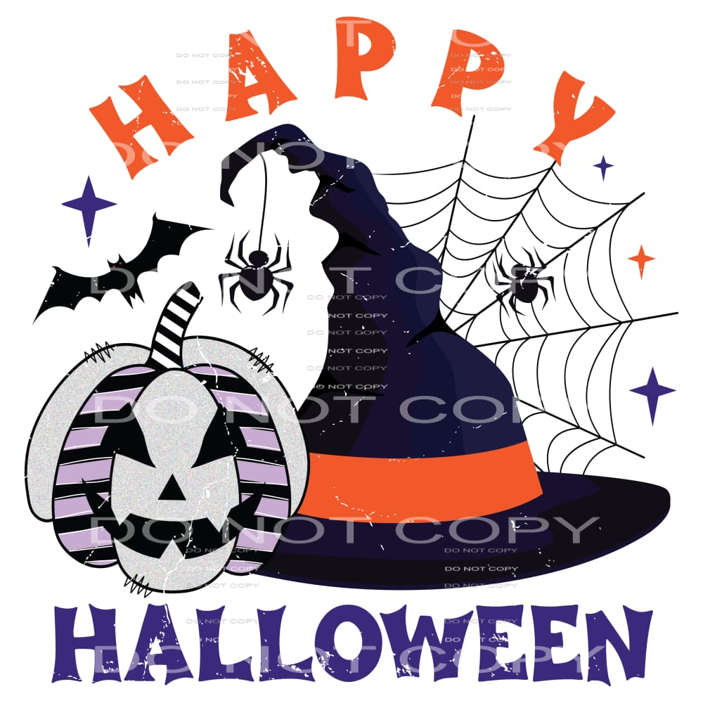 happy halloween #8550 Sublimation transfers - Heat Transfer
