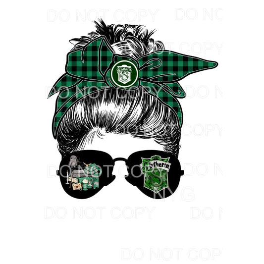 Harry Potter Green Messy Bun Sublimation transfers - Heat 
