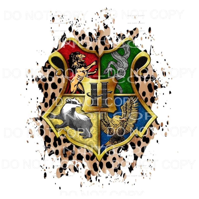Harry Potter House Symbol Leopard #1922 Sublimation 